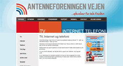 Desktop Screenshot of antenneforeningenvejen.dk